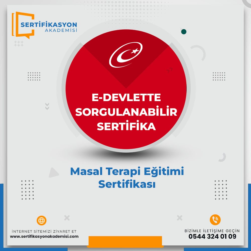 Masal Terapi Eğitimi Sertifikası Masal Terapi Eğitimi Sertifikası