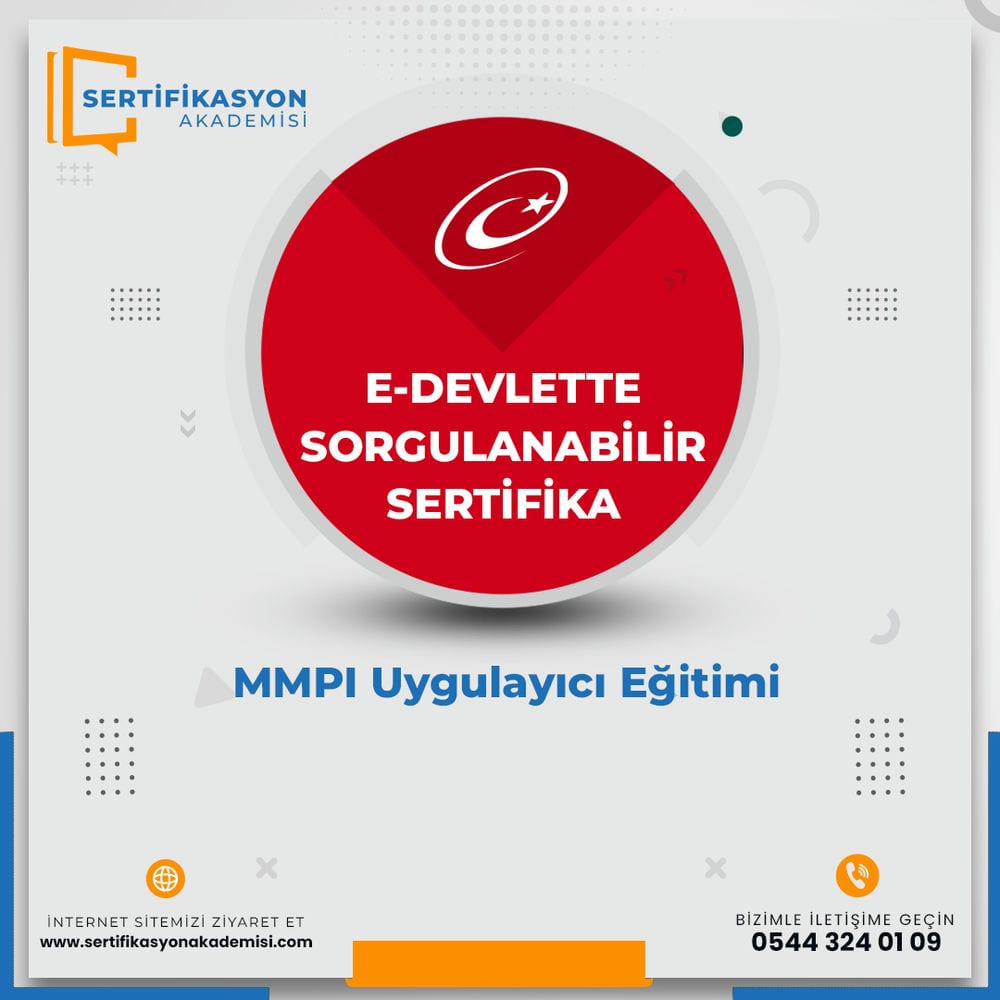 MMPI Uygulayıcı Eğitimi MMPI Uygulayıcı Eğitimi
