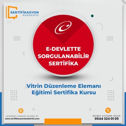 Vitrin Düzenleme Elemanı Eğitimi Sertifika Kursu