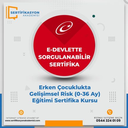 Erken Çocuklukta Gelişimsel Risk (0-36 Ay) Eğitimi Sertifika Kursu