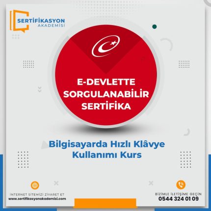 Bilgisayarda Hızlı Klâvye Kullanımı Kurs