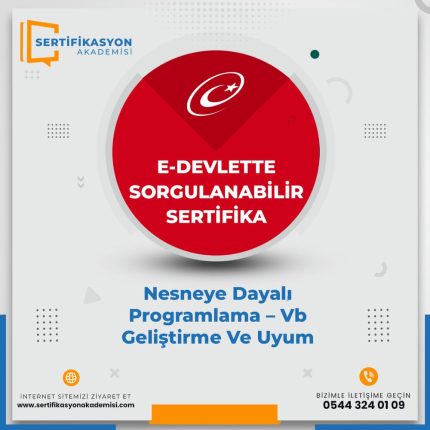 Nesneye Dayalı Programlama – Vb Geliştirme Ve Uyum Eğitimi Sertifika Kursu