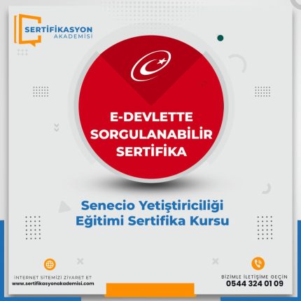Senecio Yetiştiriciliği Eğitimi Sertifika Kursu