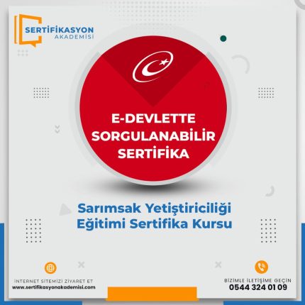 Sarımsak Yetiştiriciliği Eğitimi Sertifika Kursu