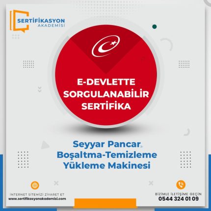 Seyyar Pancar Boşaltma-Temizleme Yükleme Makinesi Operatörü Eğitimi Sertifika Kursu
