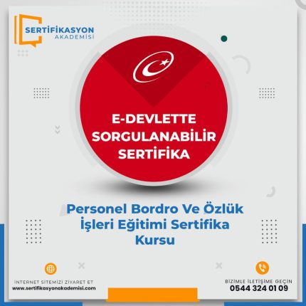 Personel Bordro Ve Özlük İşleri Eğitimi Sertifika Kursu