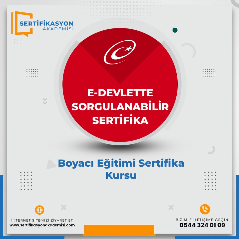 Boyacı Eğitimi Sertifika Kursu Boyacı Eğitimi Sertifika Kursu