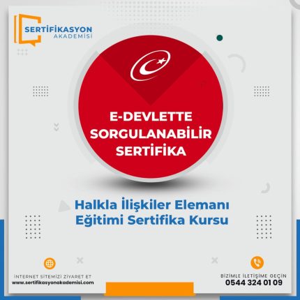 Halkla İlişkiler Elemanı Eğitimi Sertifika Kursu