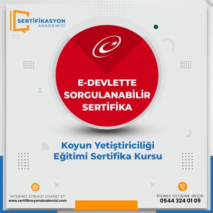 Koyun Yetiştiriciliği Eğitimi Sertifika Kursu