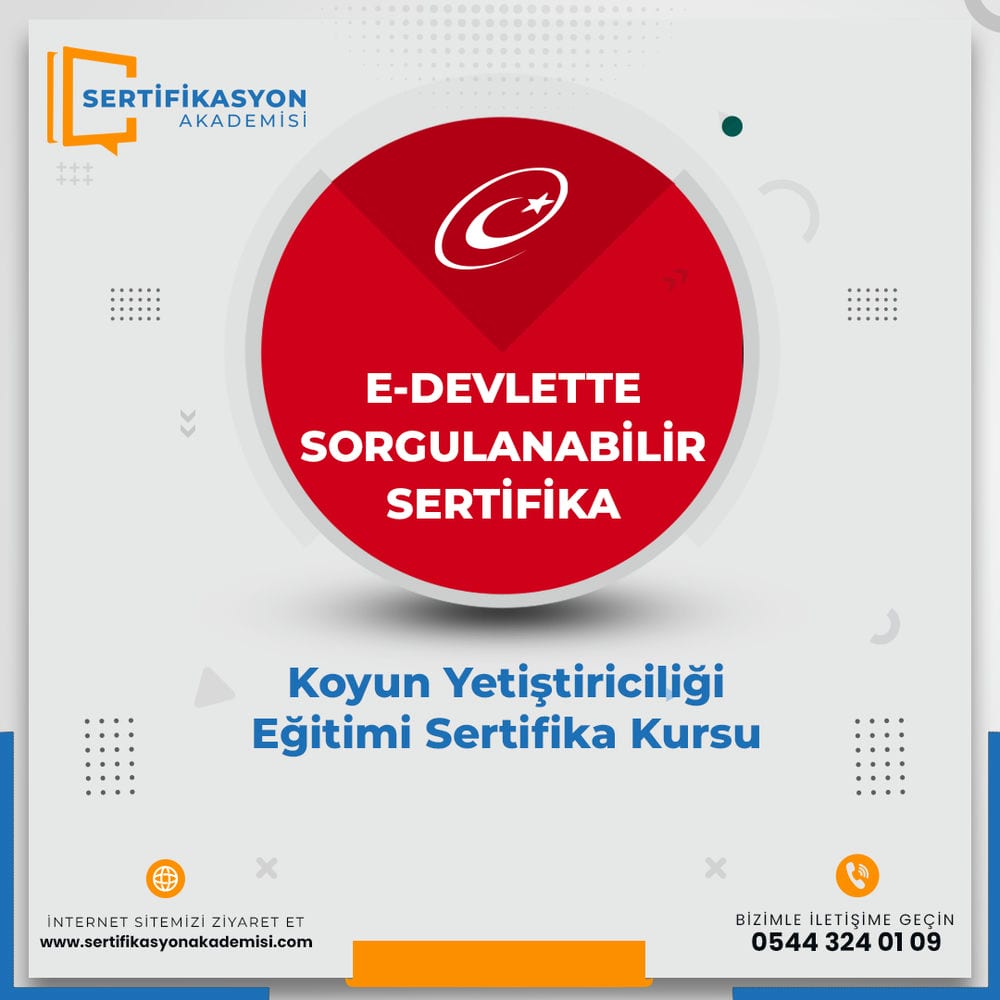 Koyun Yetiştiriciliği Eğitimi Sertifika Kursu Koyun Yetiştiriciliği Eğitimi Sertifika Kursu