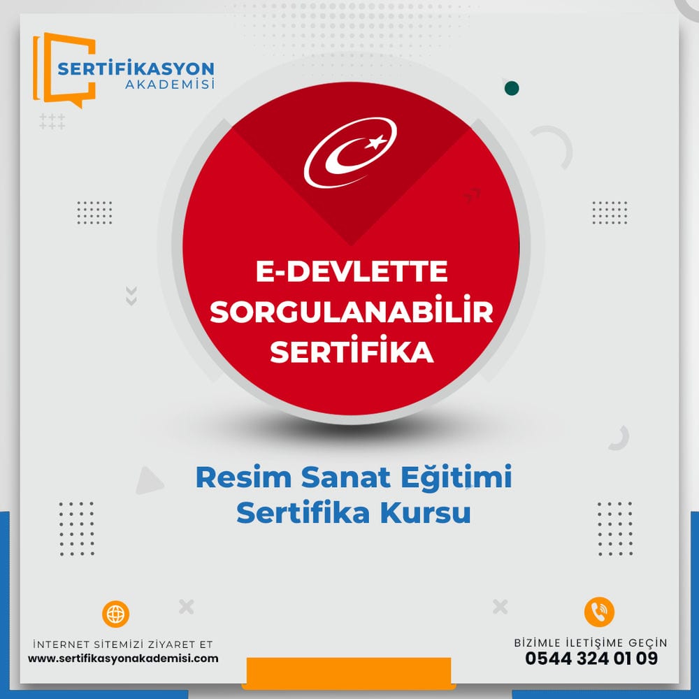Resim Sanat Eğitimi Sertifika Kursu Resim Sanat Eğitimi Sertifika Kursu